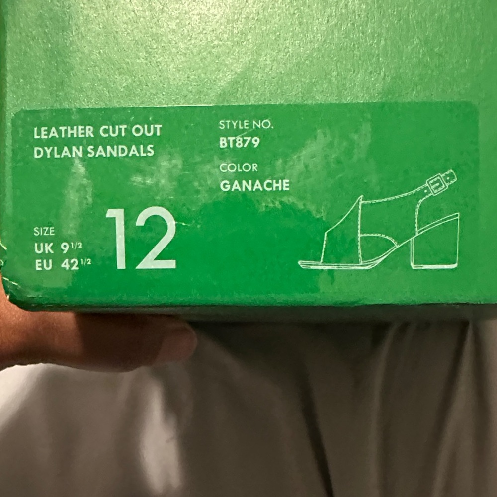 J. Crew Green Shoe Box for Dylan Sandals - Picture 2 of 10